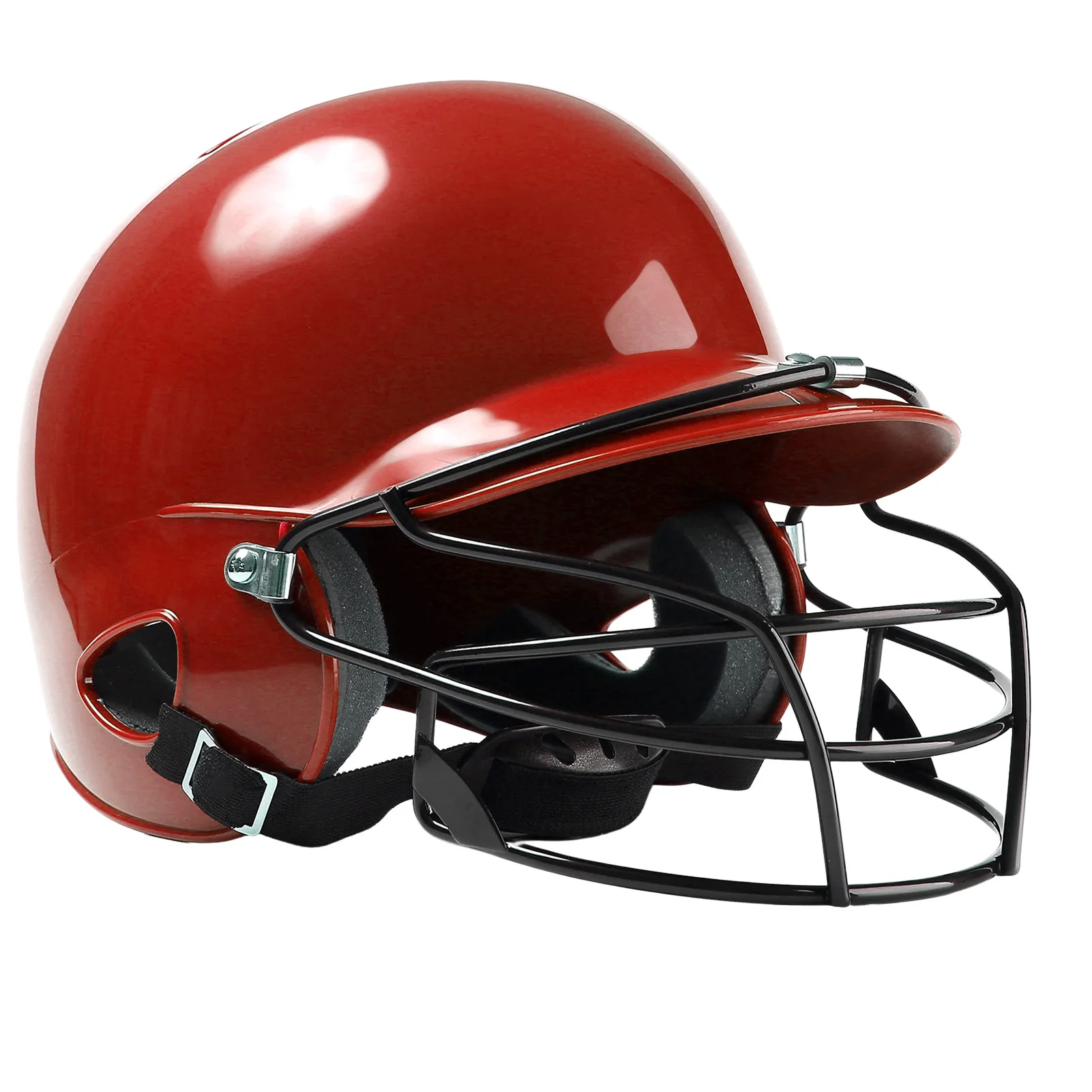 

Binaural Baseball Headgear Batting Headgear With Softball Face Guard Breathable Lightweight Durable Adult Full Head Protection