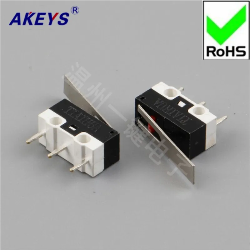 10 PCS MS-003 (18mm) long JL013-16 three-legged straight-footed small micro-switch rectangle