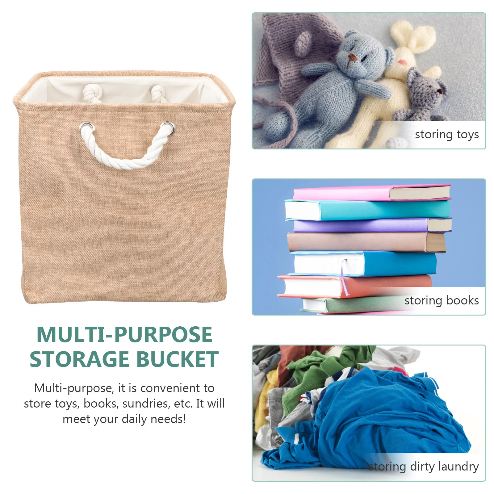 

Laundry Basket Foldable Storage Holder for Clothes and Household Items Compact Design with Wheels for Easy Transport and Storage