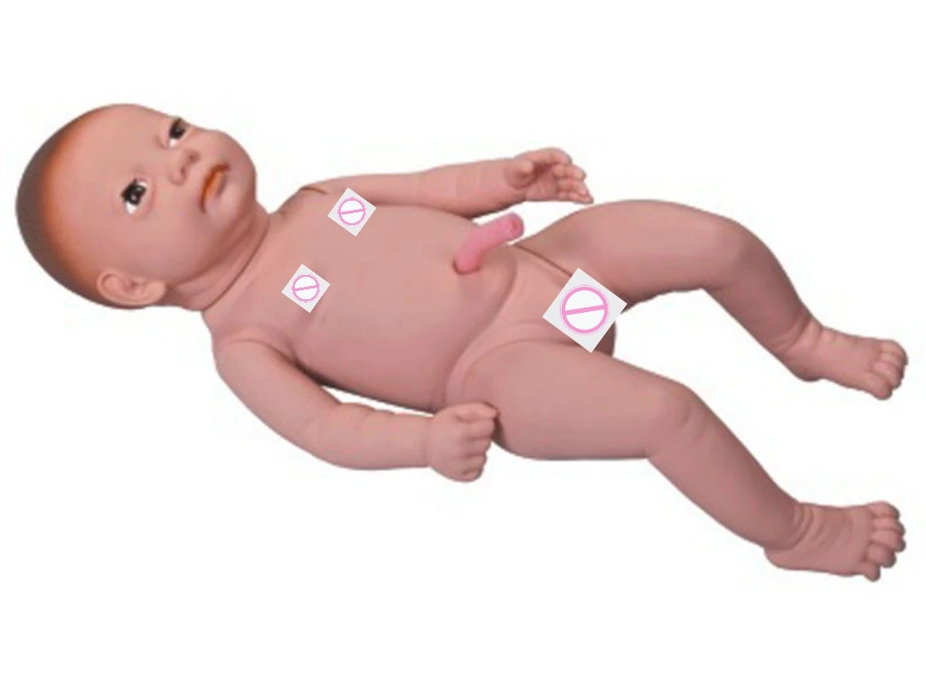 

Advanced Birth Baby with Umbilical Cord Model Infant Care Training and Teaching Tool