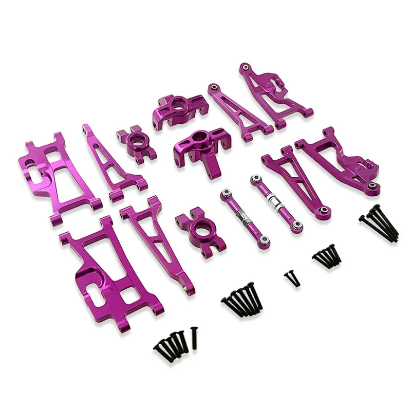 MJX 1/14 14209 14210 Piezas de coche de control remoto Actualización de metal Juego de piezas vulnerables