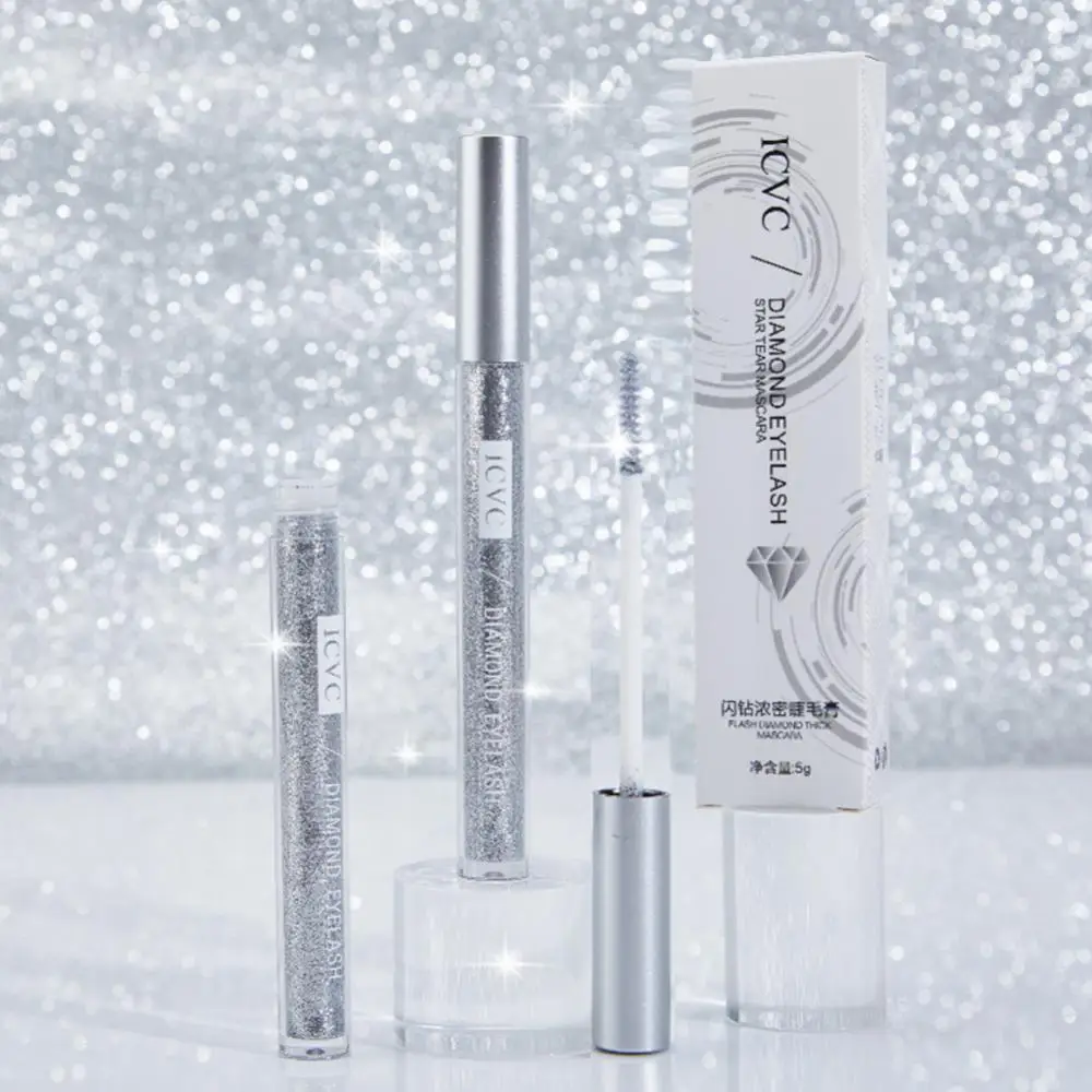 Lasting Curling Sweat-proof Formula Lustrous Achieve Mesmerizing Galaxy Eyes Sweat-proof Glitter Instagram-worthy Thick Mascara