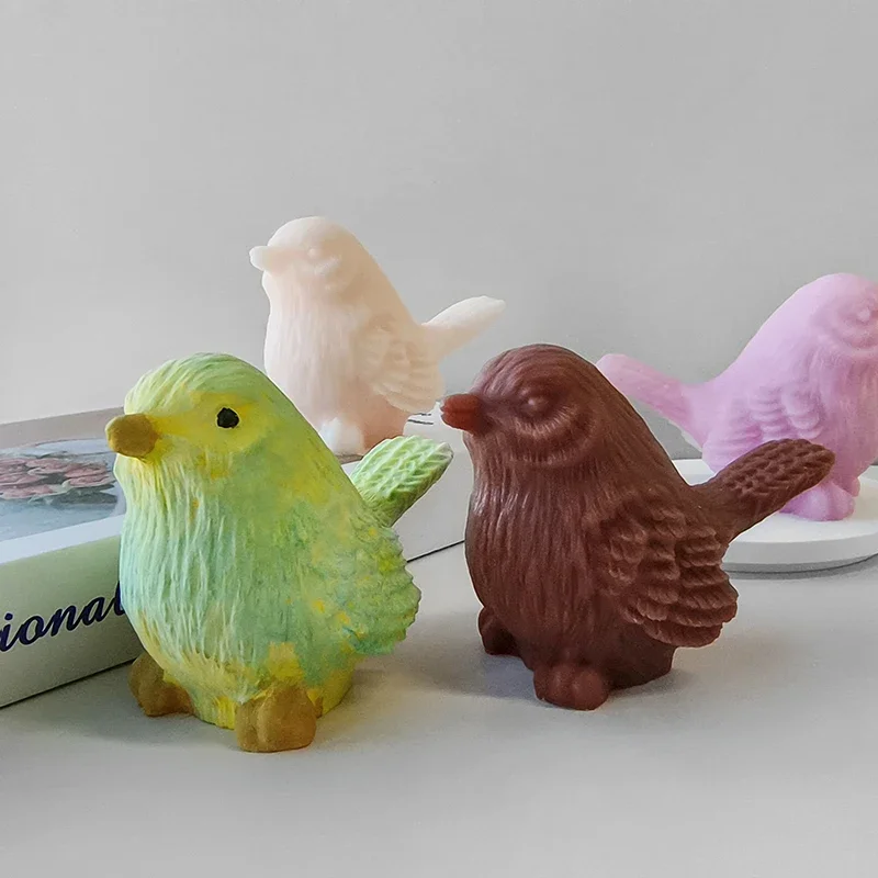 

Cute Bird Crafts Silicone Mold DIY Scented Candle Plaster Mold Handmade Soap Resin Mould