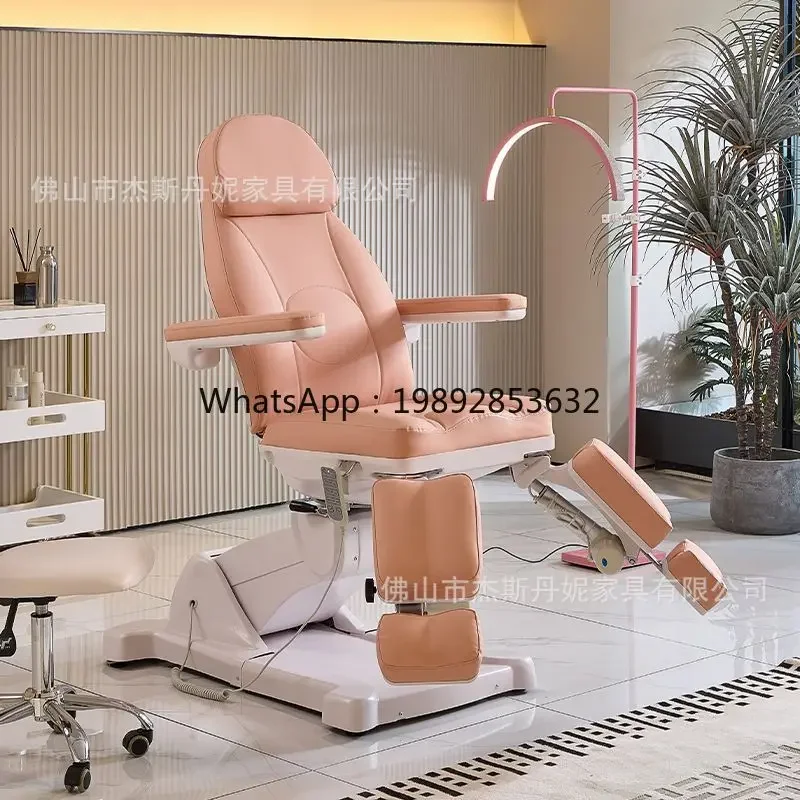 AA  Multifunctional Electric Adjustable Beauty Bed Tattoo Shop Beauty Salon Body Tattoo Chair Rotating Split Legs