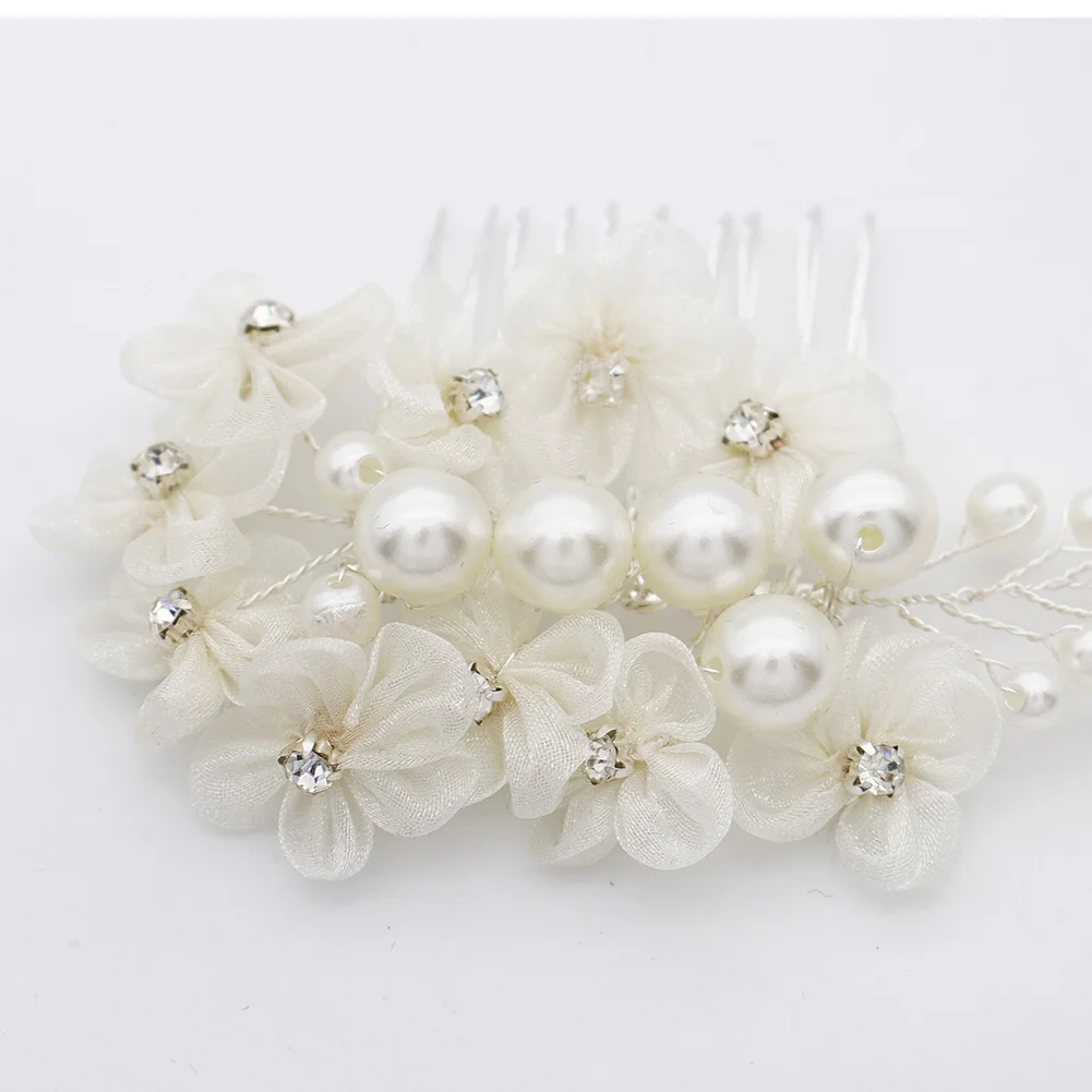 Braut-Haarschmuck Kristall Gold Silber Farbige Haarkämme für Frauen Braut-Kopfschmuck Party-Schmuck Brautjungfern-Geschenk – Detail 10