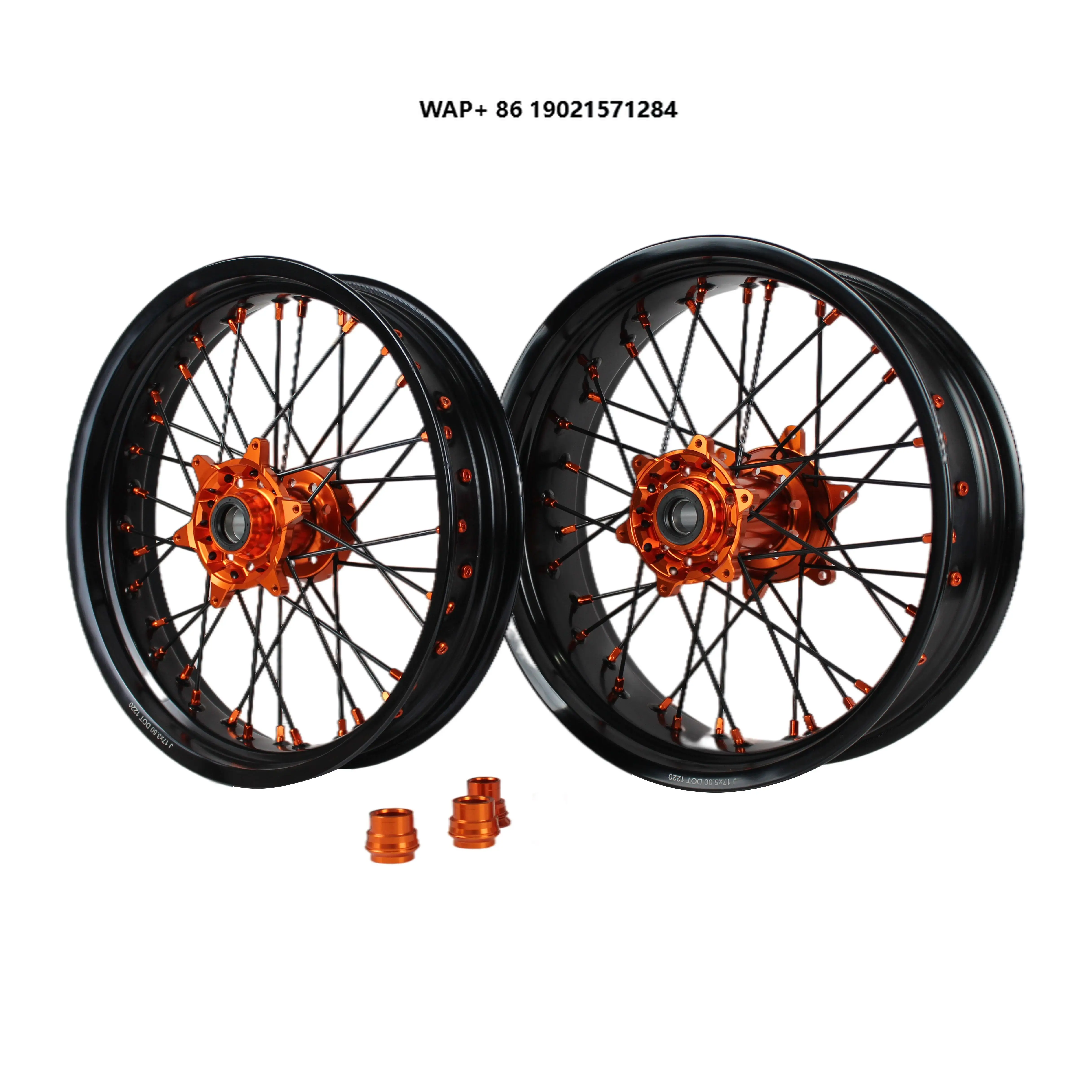 

High Performance 17Inch Motorcycle Supermoto Wheels for 125/ktm Exc Sxf/Stark Varg