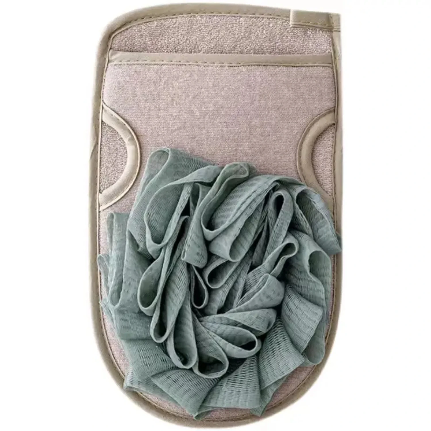 قفازات استحمام رائعة قطعة واحدة لتجربة تقشير فاخرة |   قفاز منظف الجسم ناعم ولطيف |   قفازات الاستحمام الفاخرة f