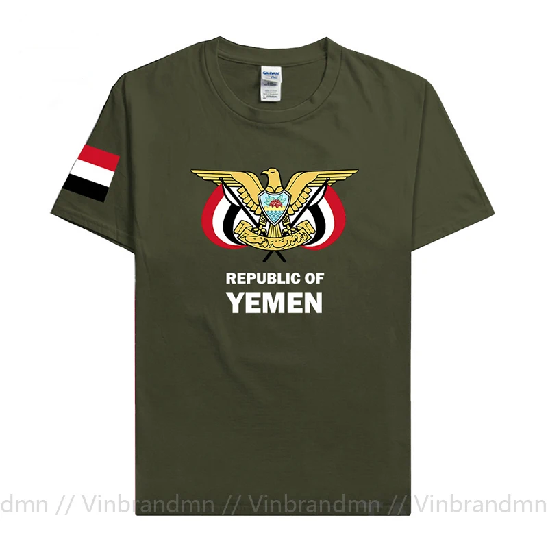 Yemen Yemeni Arabic YEM Islam T Shirts Mens Short Sleeve Brands Printed For Country Flag Tees Nation Team T-Shirt Meeting TShirt