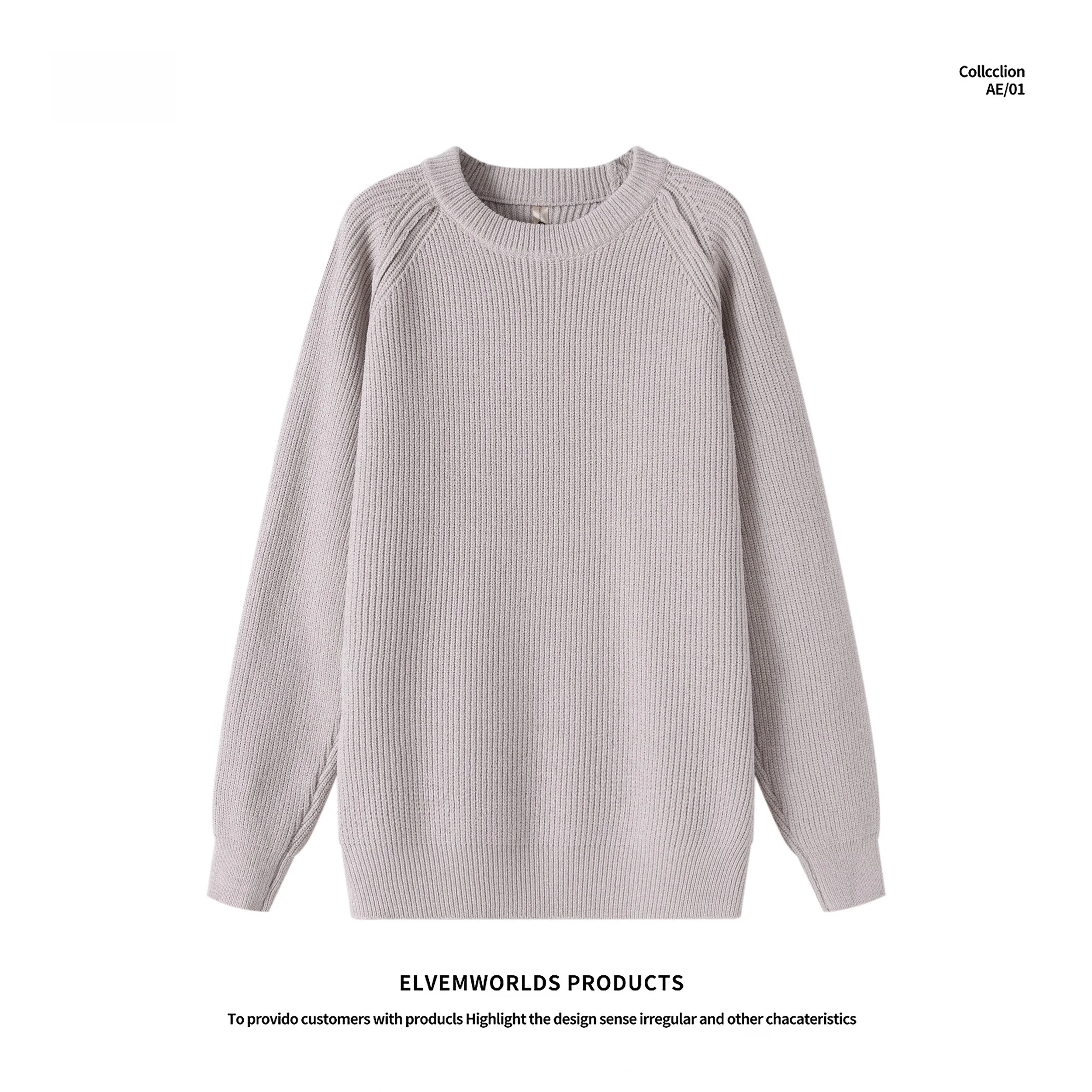 الرجعية كسول Sle الرجال لون نقي محبوك سترة مستديرة Ne oulder الإدراج الخريف جديد Faion لينة الدافئة Ci الحياة الشباب