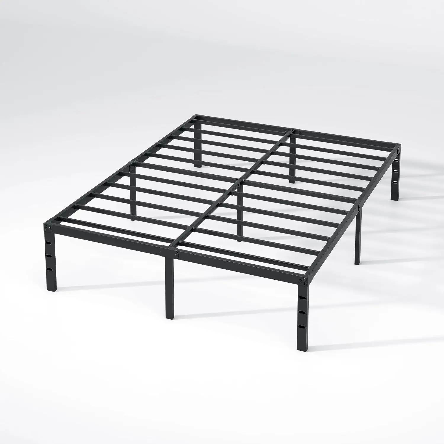 NEW JETO Metal Bed Frame,Queen Size Bed Frame with Storage Space,14 Inch