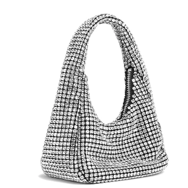 Women Evening Clutch Bag Fashionable Clutch Purse Sparkles Handbag Clutch Bag Wedding Purse for Party Proms 066F