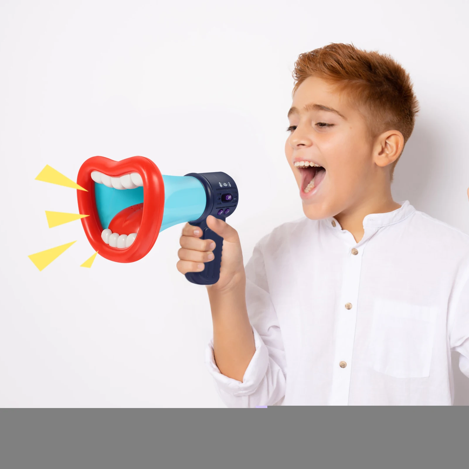 

Handheld Megaphone Speaker Toy Voice Changing Loudspeaker for Kids Microphone Premium Plastic Lightweight Portable Anti slip