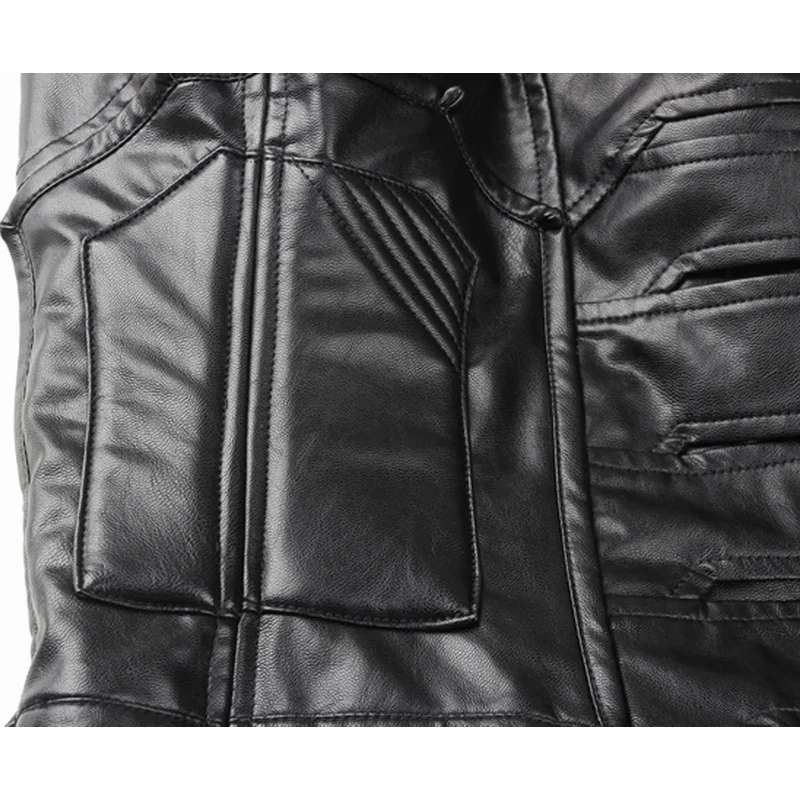 25COSSupereroe Soldato Invernale Costume Cosplay Giacca di Pelle Bucky Uomini Adulti Prop Vestito da Festa di Carnevale di Halloween Set Completo