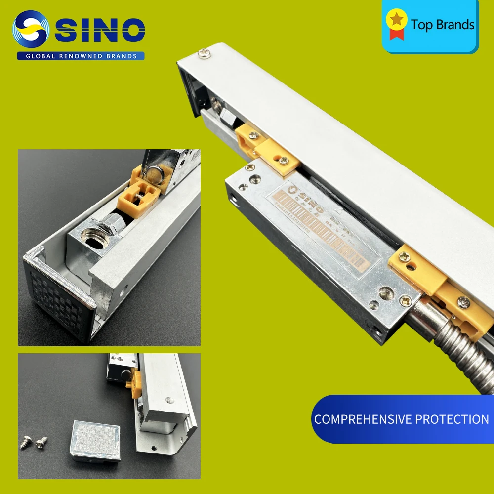 SINO Slim Linear Scale Original Optical Grating Ruler KA-500 70 120 170 220 270 320 370 420 470mm KA500 Small Linear Enceder