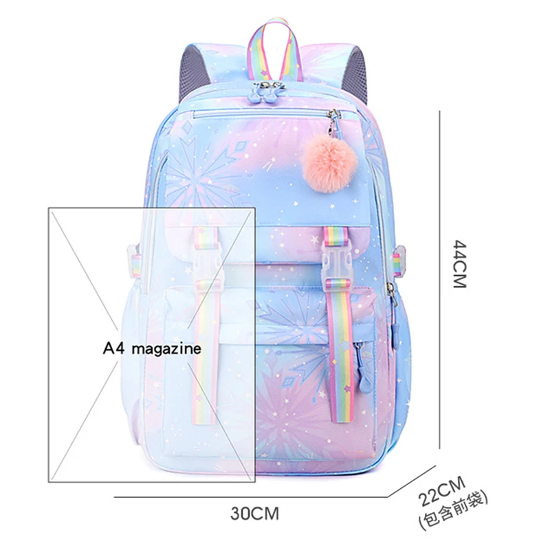 Move K-Pop Demon Hunters Schoolbag Fashion Colorful Patterns Large Capacity and Multifunctional Backpack Students Cartoon Gifts
