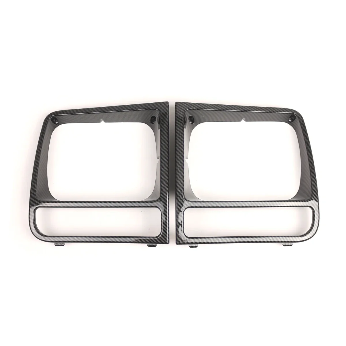 Headlight Bezels For Jeep Cherokee 1997-2001 Pair Car Exterior Headlight Decorative Frame 5EM72SW1 CH2513156 CH2512156