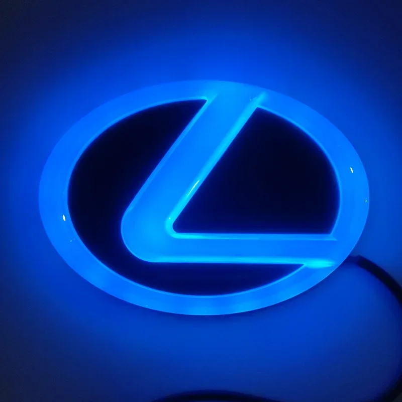 For Lexus  car logo LED light 4D illuminated rear tail car logo lightGS300 ES300 ES240 DS350LS270 RX450h CT200h EX250