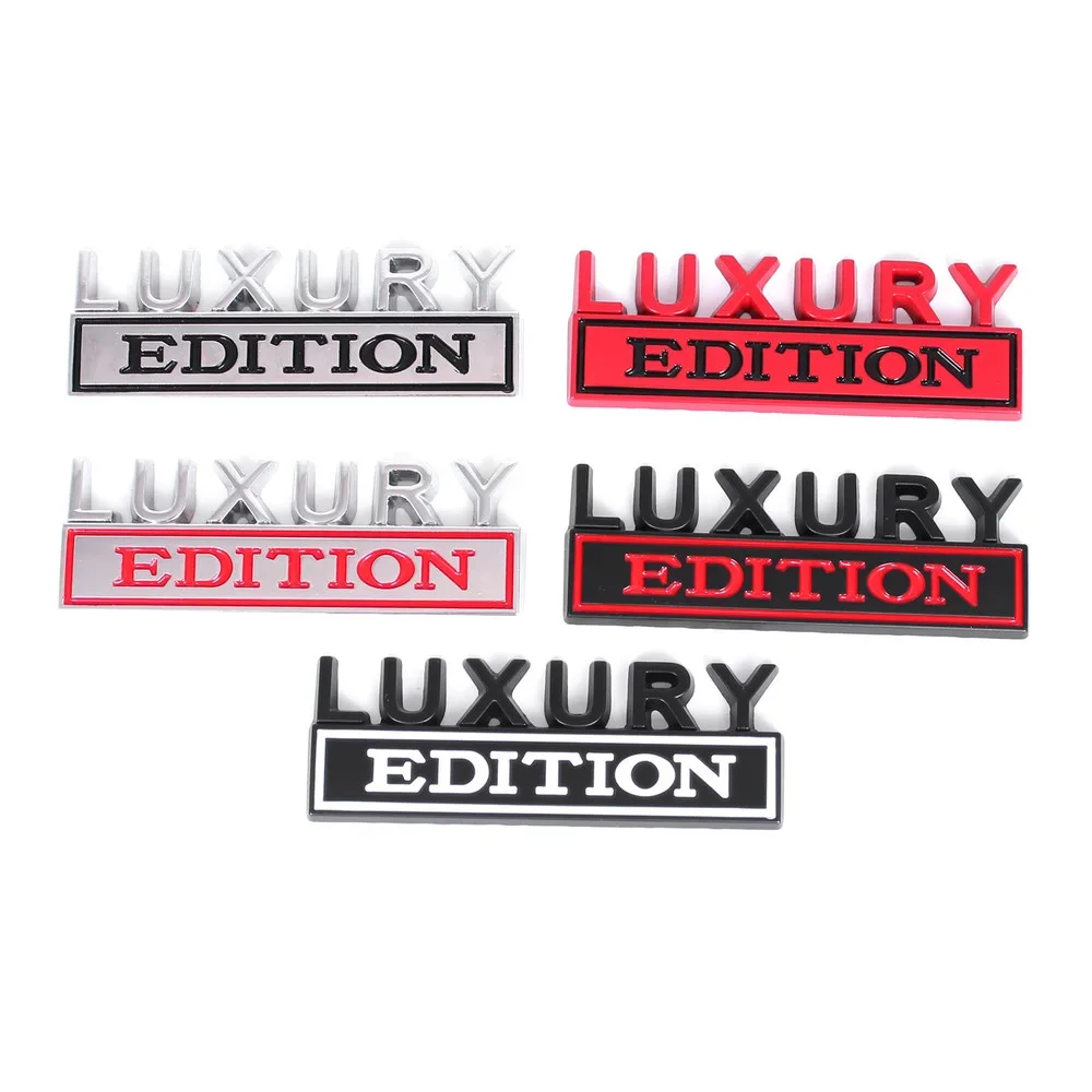 

2 шт. наклейки LUXURY EDITION, крыло, багажник, дверь, задняя дверь, эмблема для Ram Silverado Sierra, автомобильные аксессуары