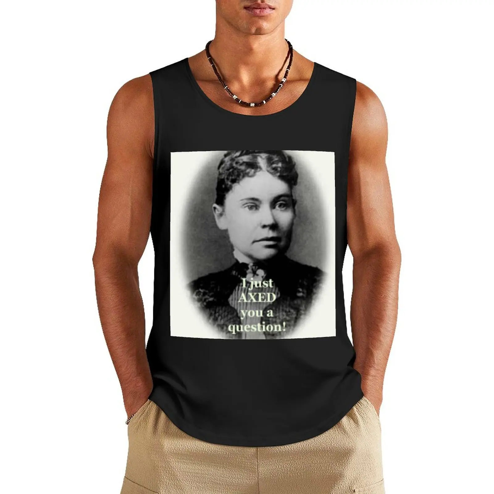 Lizzie Borden - never proven guilty but neither was O.J..... Tank Top Gym man bodybuilding t shirt t-shirt gym man