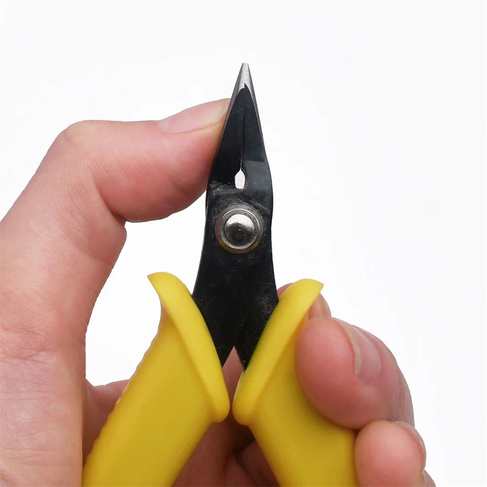3.5inch Mini Flat Nose Pliers Micro Cut Plier Nose Plier Small Chain Pliers Smooth Jaw Fine Pliers For DIY Jewelry Making Tool