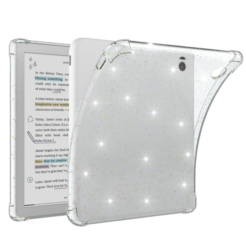 Slim Back Cover Glittering Case For Kobo Libra Colour / Libra 2 Case N428 N418 7