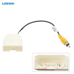 LEEWA Auto Reverse Camera Output Video Adapter Wiring Cable For Dodge Journey/Chrysler 300C Original Car Camera Video Output