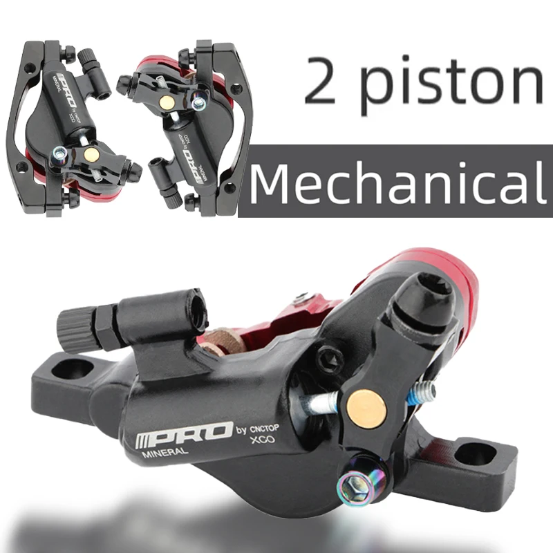 

2 Piston Mechanical Disc Brake Caliper Mtb Rear Front Bicycle Hydraulic Disc Brake Caliper Set for Folding Mountain Mtb Bike