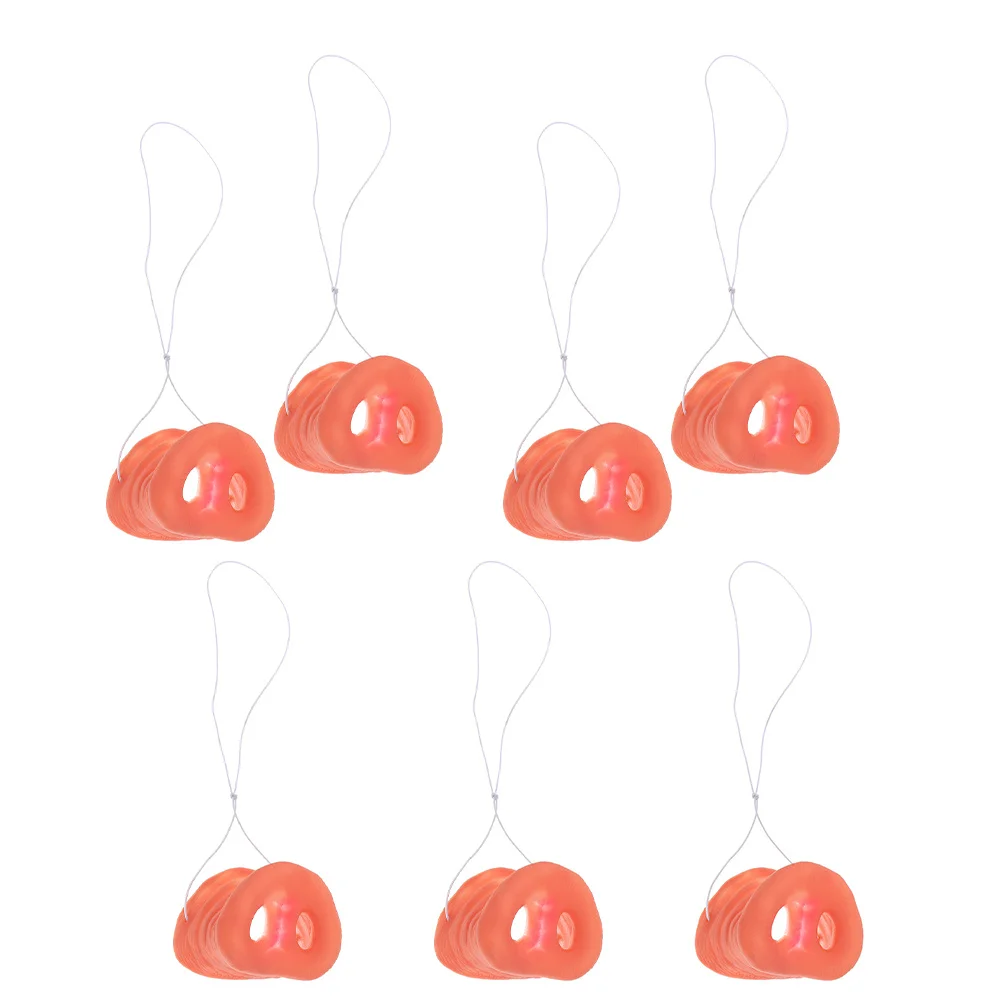 

7pcs Halloween Nose Props For Kids Fake Pig Snout With Elastic Band Reusable Lightweight Animal Cosplay Costume Role Play Party