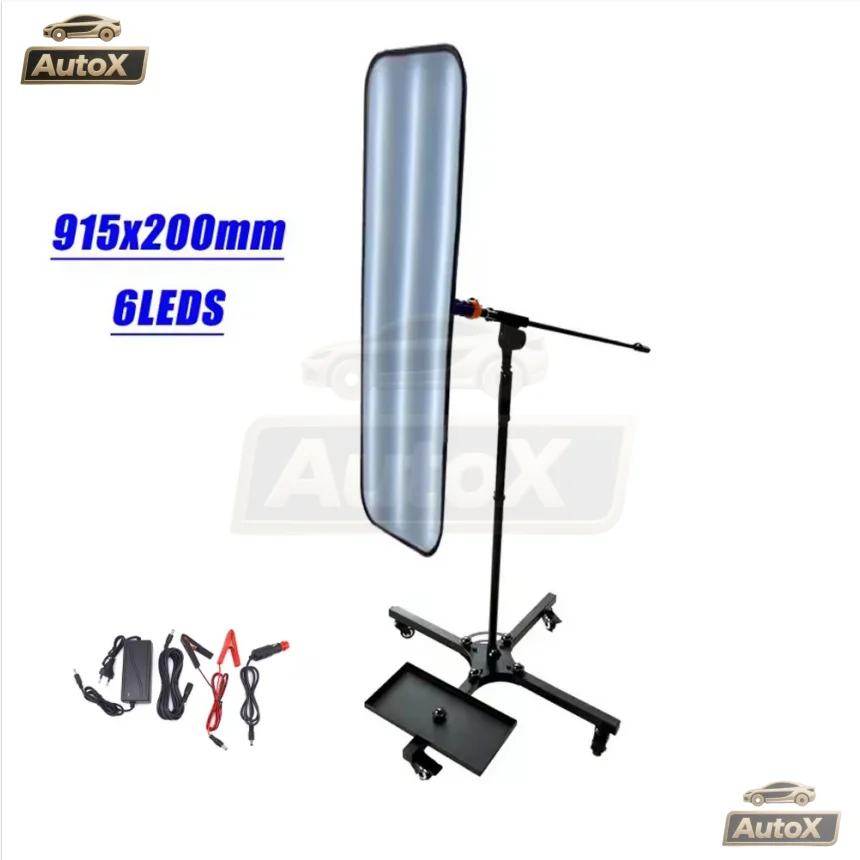 

Auto X Large Floor Support Frame Pdr Led Light 6 Leds Lamp For Car Paintless Dent Repair Tools