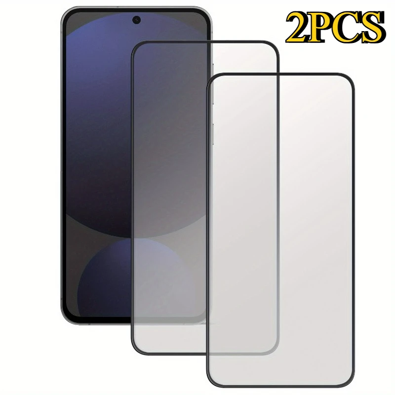 2Pcs Full Cover Matte Tempered Glass Screen Protector for Galaxy S25 S24 Ultra S23 S22 Plus S24 S23 FE Glass