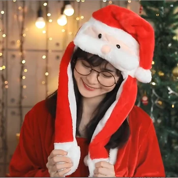 את הכובע סנטה קלאוס קלאוס עם זז זקן חג המולד מצחיק מתנה לילד...