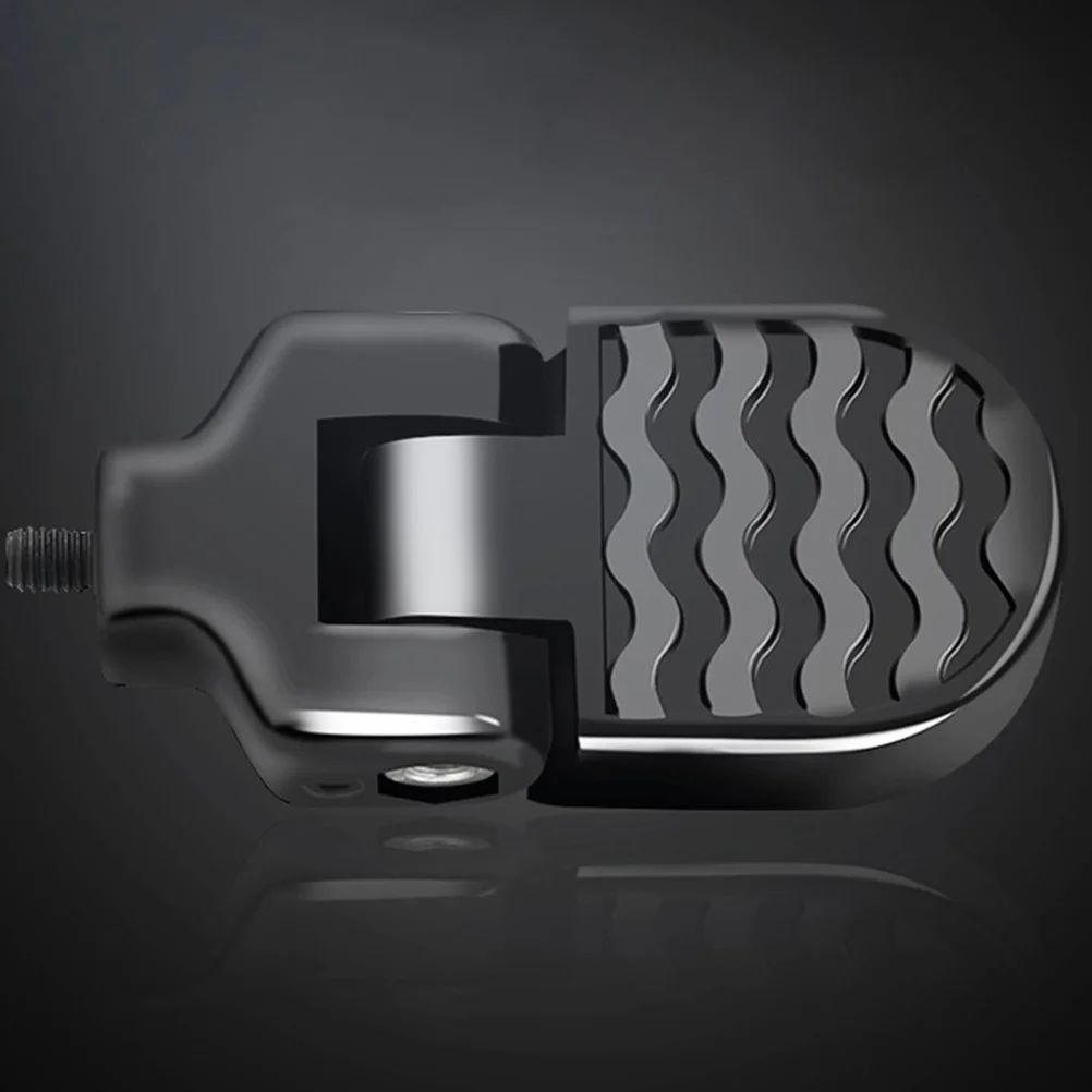 

1Pair Rear Seat Pedal for Bike Foldable Footrest Strong Aluminum Construction Suitable Mountain Bicycle Kids Cycle Easy Assembly