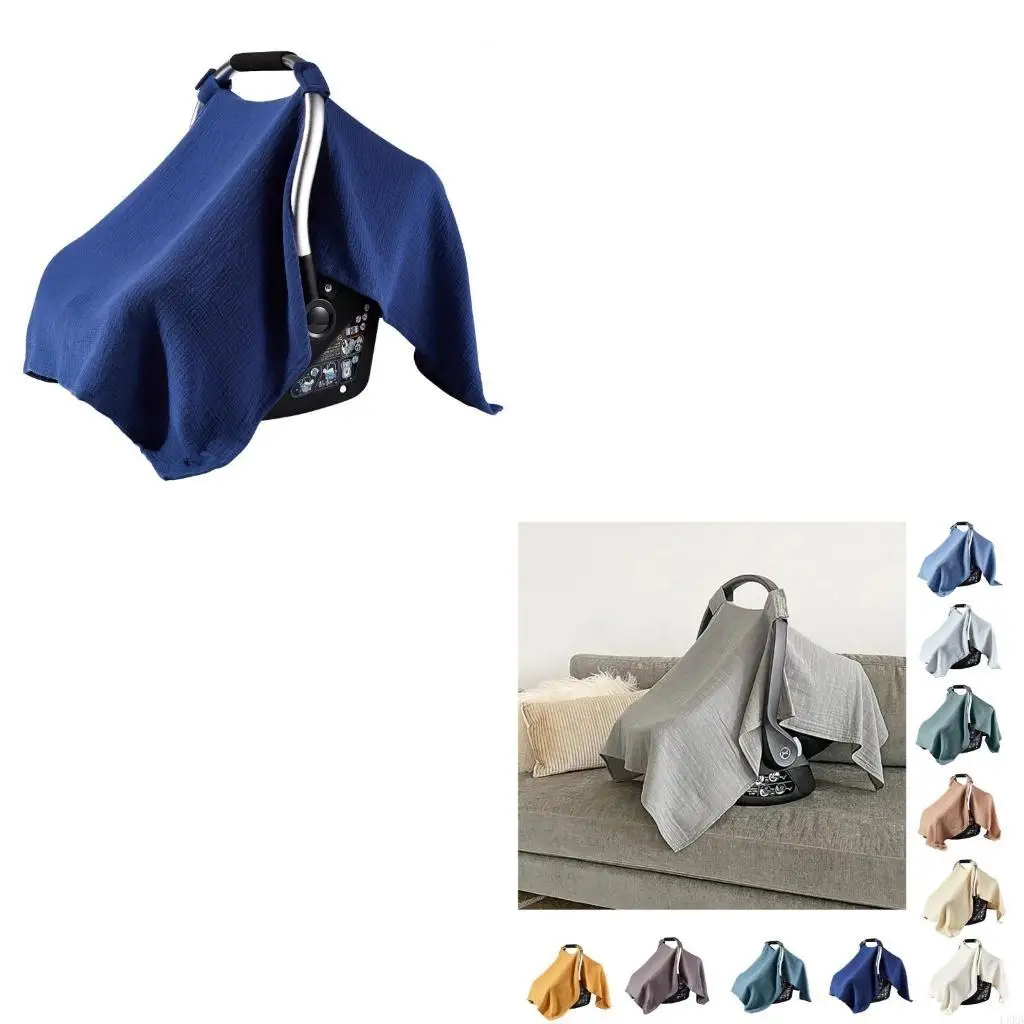 

Детский защитный чехол на сиденье с солнцезащитным козырьком, чехол для корзины для переноски, дышащая защита для перевозки,