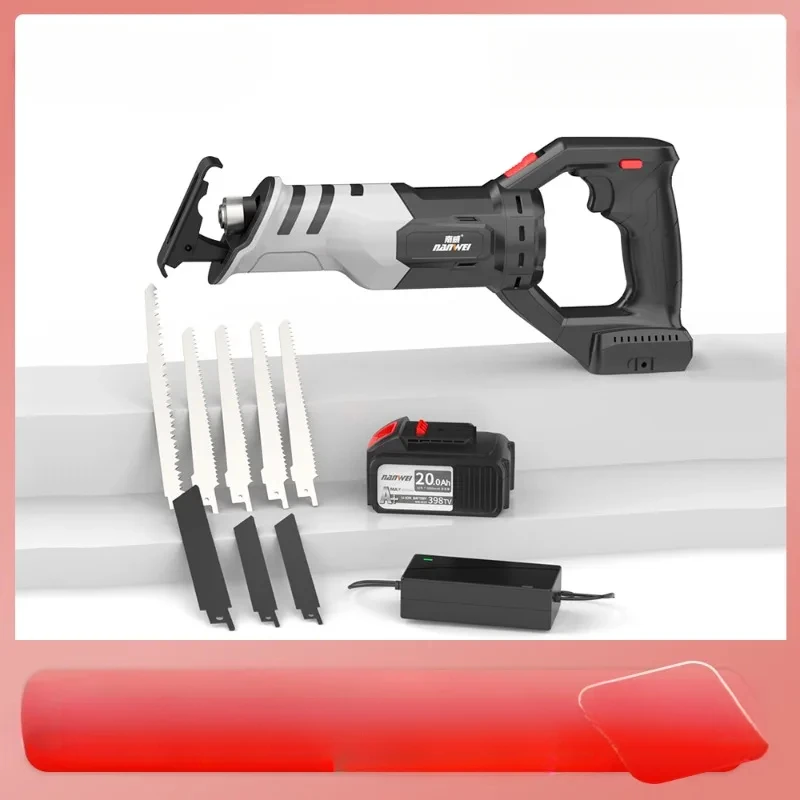 

Cordless Brushless Lithium Battery Reciprocating Handheld Chainsaw Metal Woodworking Multifunctional Sabre Saw