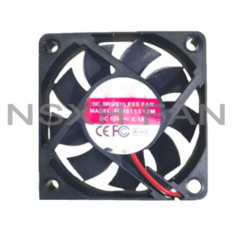 

FD6015S12M 12V 0.1A 60x60x15mm 2-Wire Server Cooling Fan