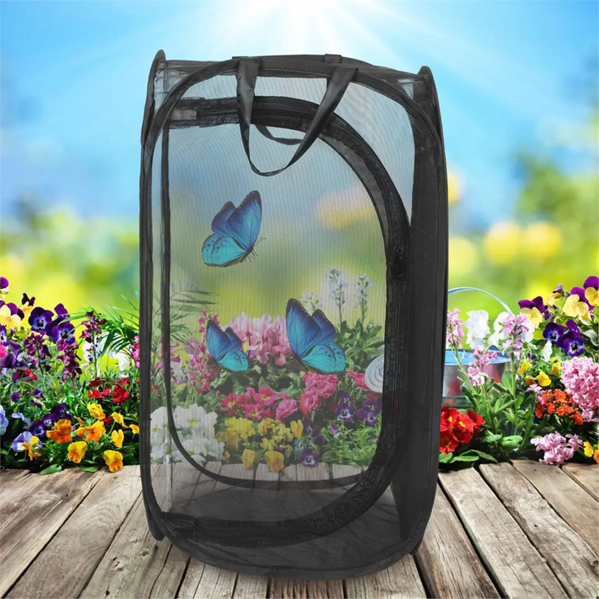 Butterfly Cage Insect Breeding House Portable Professional Mesh Netting Observation Garden Household Pet