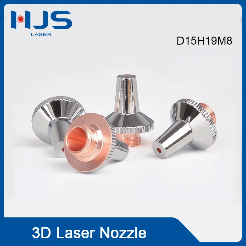 3D Laser Nozzle D15mmM8H19mm For Raytools 3D Fiber Laser Head BT210S BM111 BM112 BM109 WSX Precitec