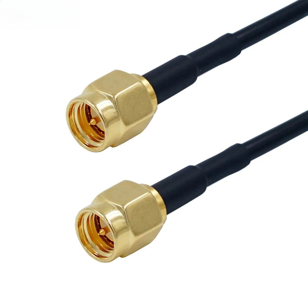 RG174 SMA Male Plug to SMA Male Plug RF Jumper pigtail coax cable