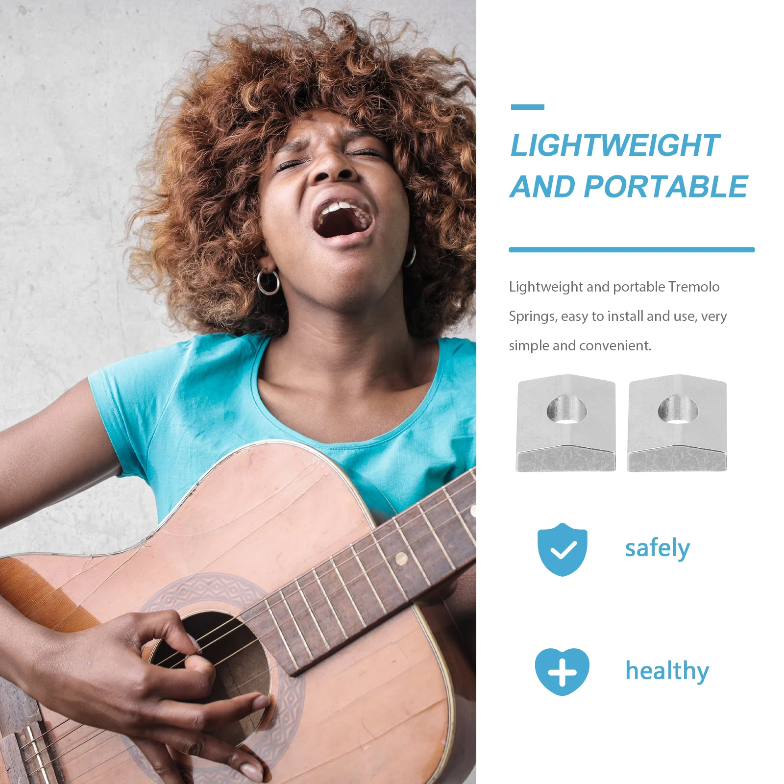 

15pcs Guitar Locking Blocks Metal Locking String Block Replacement For Electric Guitar Tremolo Bridge Saddle Repair Parts