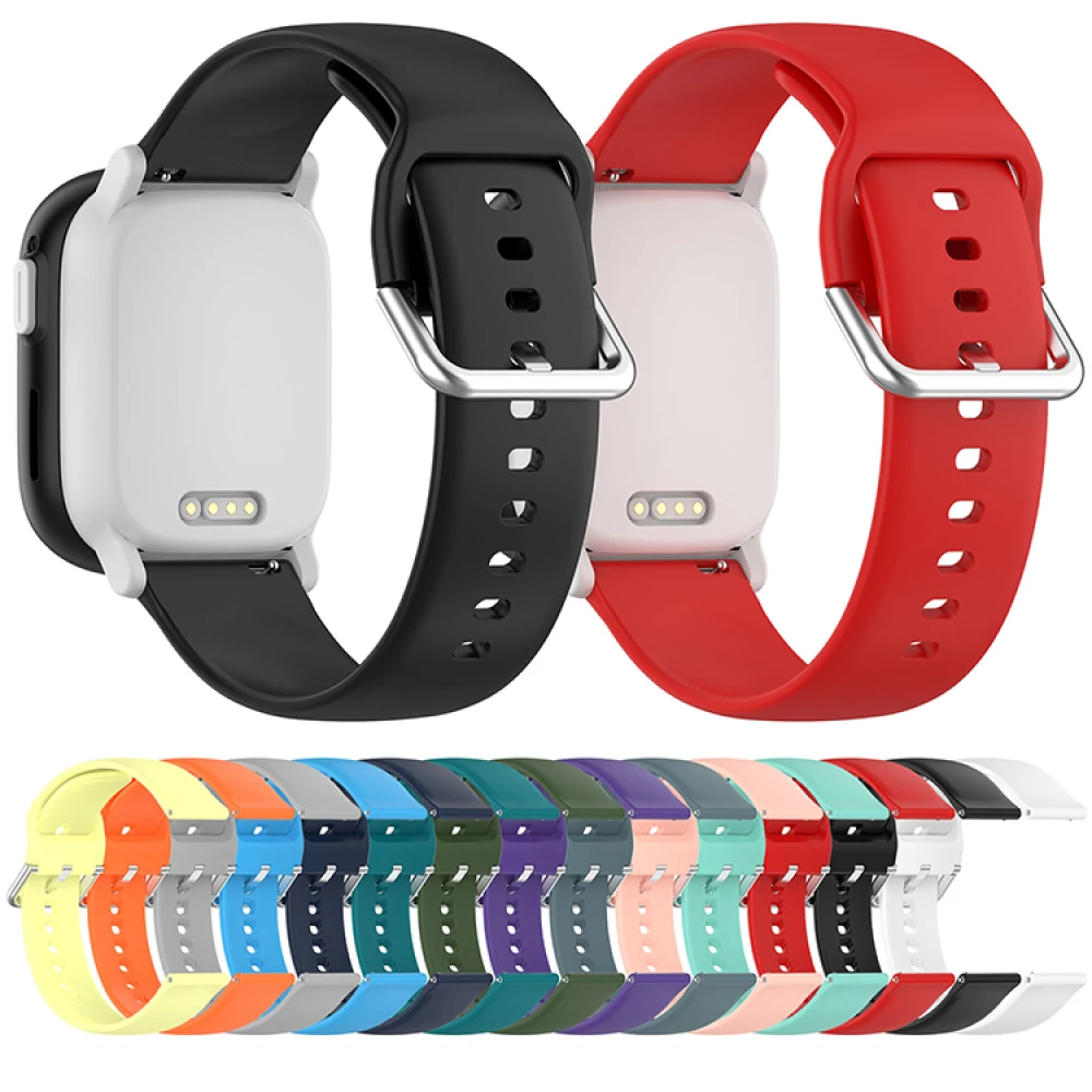 20mm L/S Silicone Watch Strap Replacement Sports Band4.7-6.8/ 6.1-9.0\