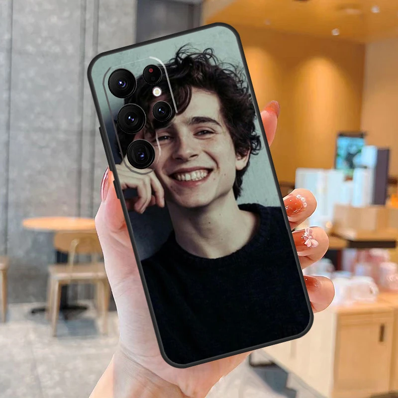 티모티 샬라메 배우 폰 케이스 삼성 갤럭시 S25 S24 S23 S21 S20 S22 울트라 S9 S10 플러스 S25 FE 백 커버