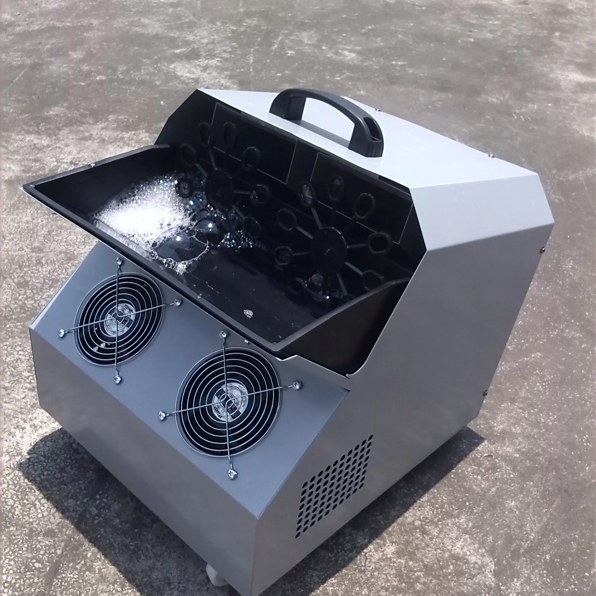 Automatic Electric Bubbles Launcher Machine Stage Summer Outdoor High Quality Machine Color Bubble Machine