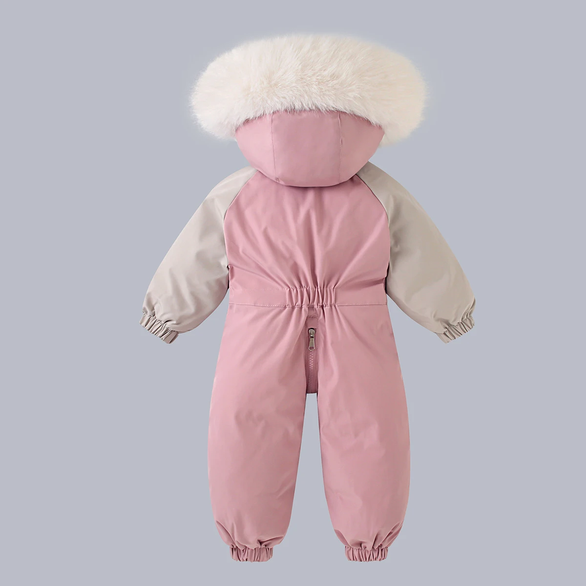 Russischer Winter-Baby-Skianzug mit Fleecefutter, Baby-Overall für Jungen, Warme Kinderkleidung, Wasserdichtes Kinder-Bekleidungsset 1-5 Jahre – Detail 4