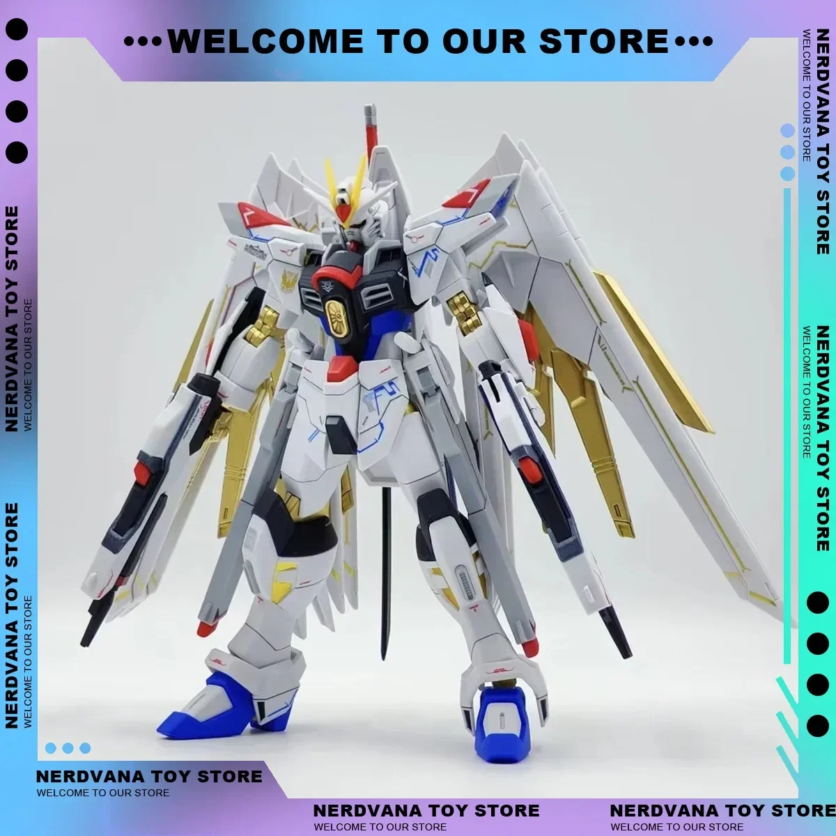 ENDLESS STRIKE FREEDOM HG 1/144 Mighty Strike Freedom Seed DuiJue Assembly Model Kit Action Figure Robot Plastic Model figurine