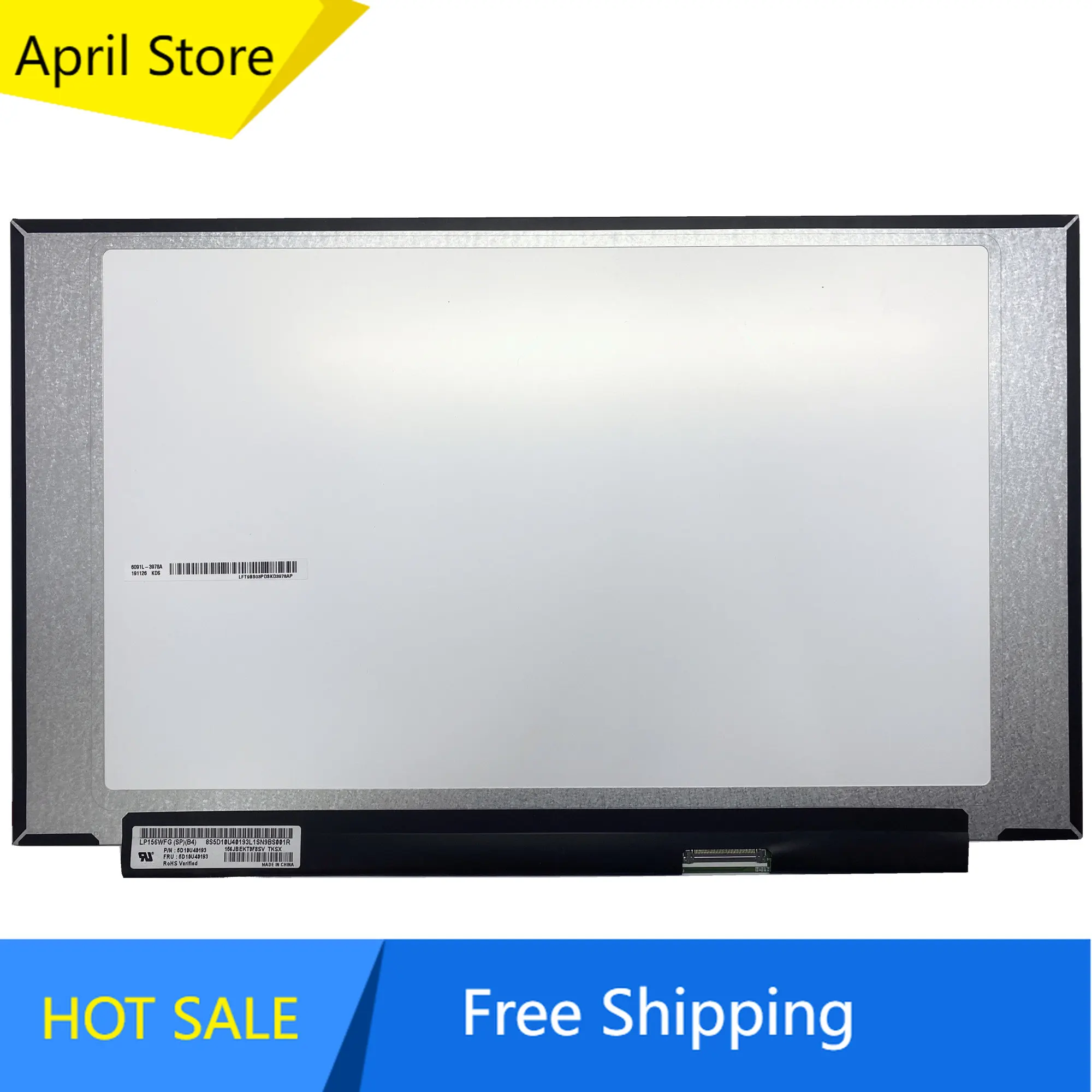 LP156WFG-SPB4 fit LP156WFG-SPB3 LP156WFG-SPK1 LP156WFG-SPF2 LP156WFG-SPF3 72% NTSC 144Hz FHD IPS LCD Display