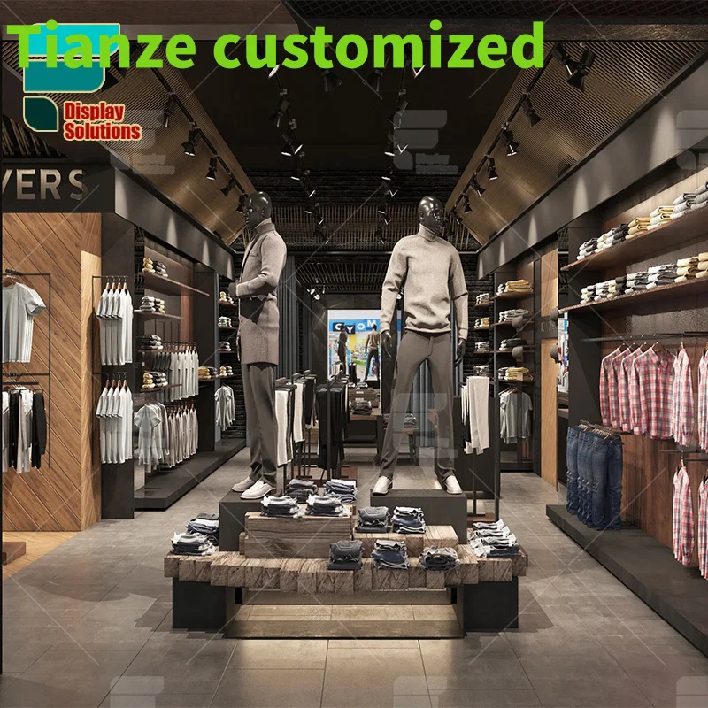 

{customized}Garment Clothes Retail Shop Decoration Kids Interior Design Store