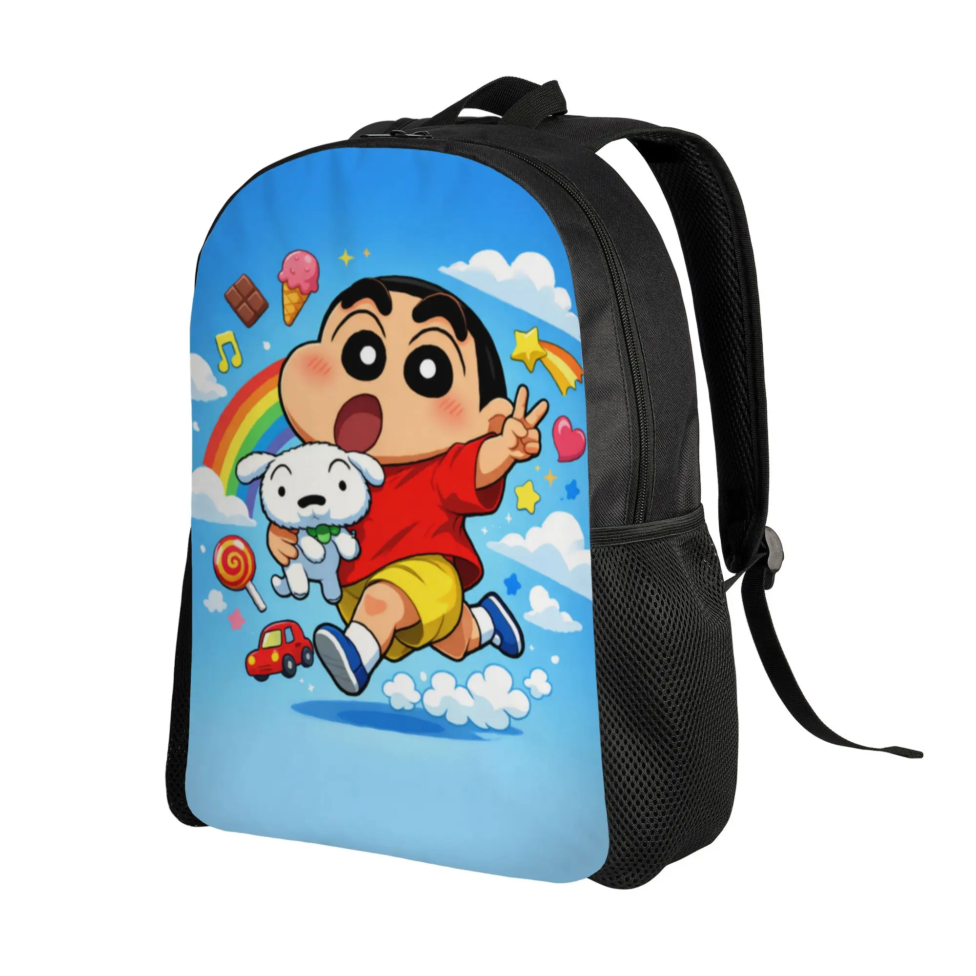 Back to school season Super Quality Cute (1) Knapsack Crayon Shin-chan Couple Backpack