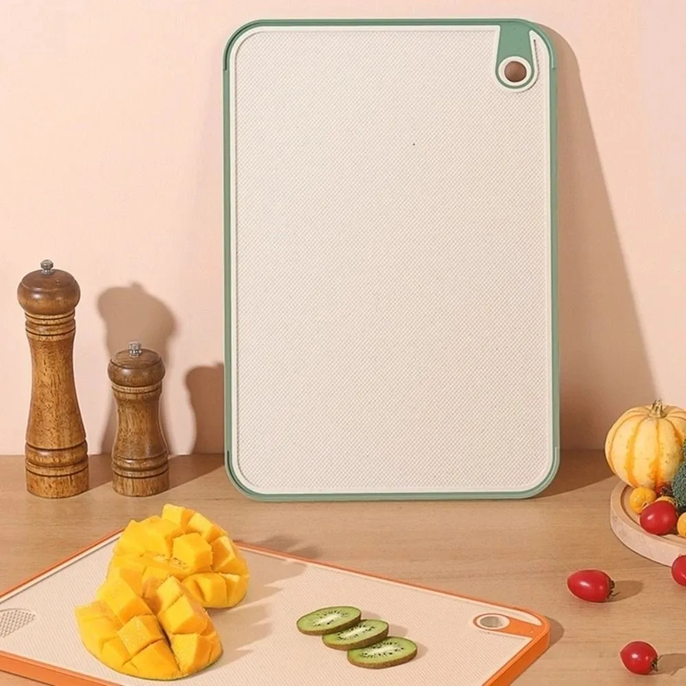 

Anti-Bacteria Wheat Straw Chopping Board Easy-grip Thick Kitchen Cutting Board Safe Anti-Mildew Double-sided Cutting Board
