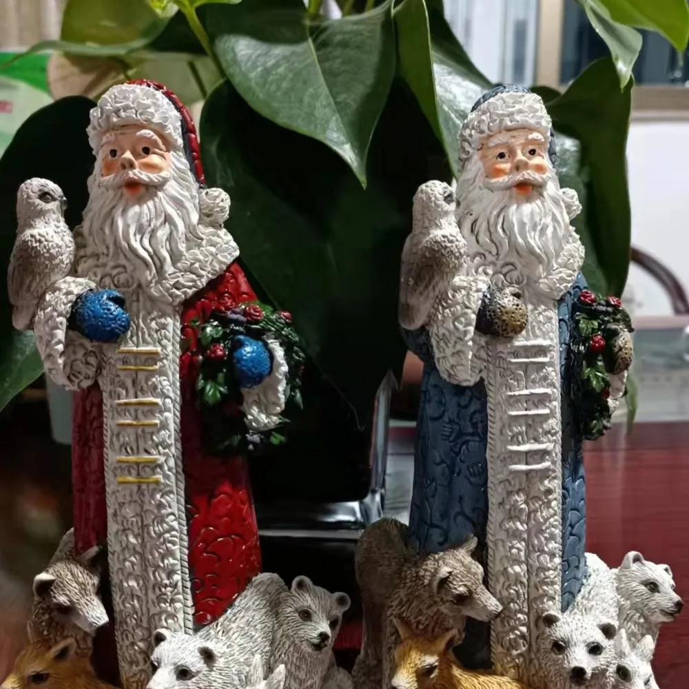 

New Santa Claus Hand-painted Resin Crafts Home Decoration, Living Room Decorations, Christmas Decorations