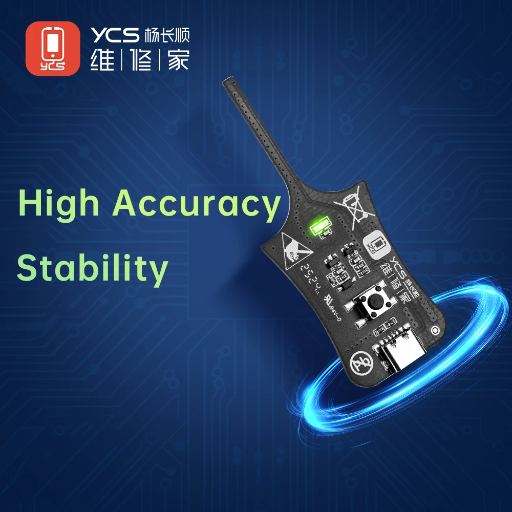جهاز اختبار الحث YCS عالي الدقة مع قفل خطأ فوري LED أخضر للتشخيص السريع لأدوات إصلاح الهاتف المحمول